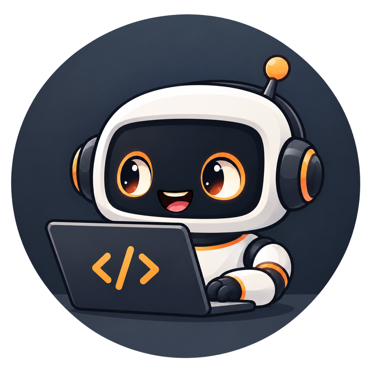 LocalCoder robot coding mascot