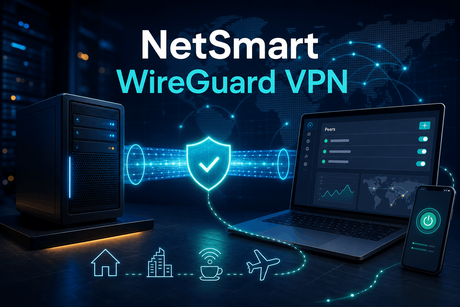 How to Set Up a Self-Hosted WireGuard VPN with NetSmart in 5 Minutes